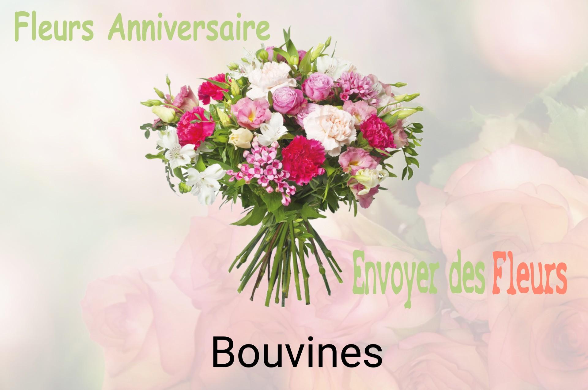Bouquet de fleurs d’anniversaire livré à Bouvines