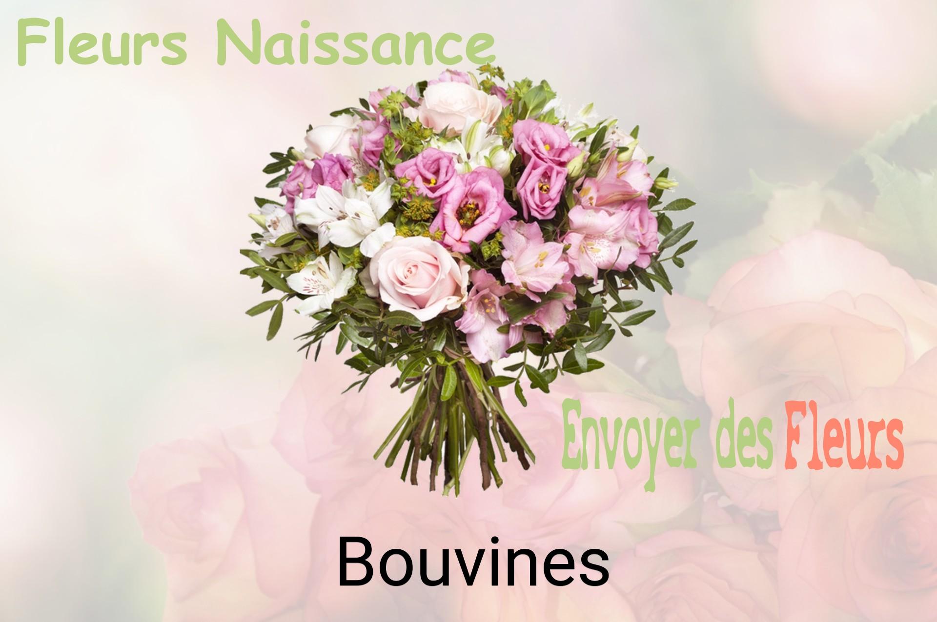 Bouquet de fleurs de naissance livré à Bouvines